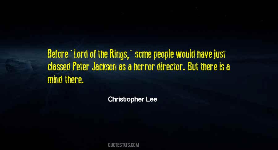 Quotes About Peter Jackson #1417003