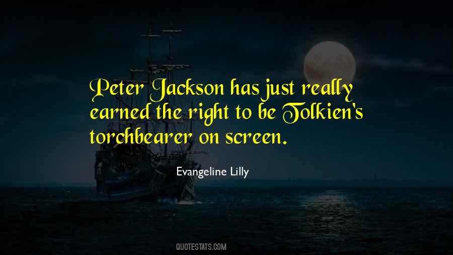 Quotes About Peter Jackson #818983
