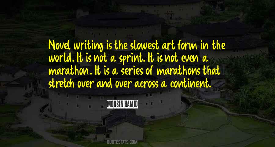 Sprint Vs Marathon Quotes #1189066