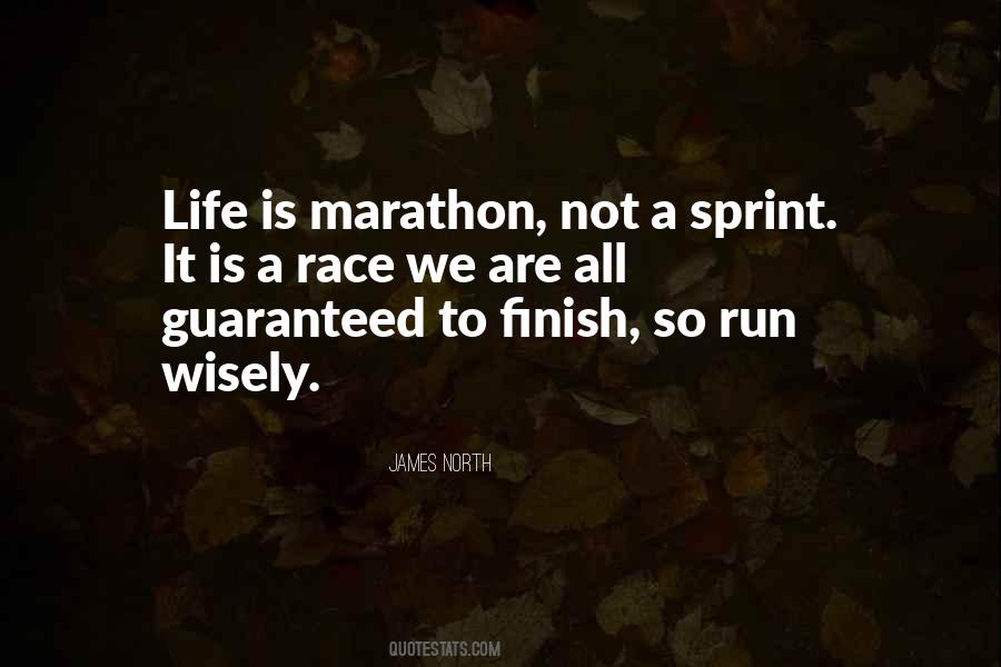 Sprint Vs Marathon Quotes #1391791