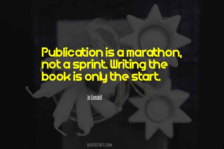 Sprint Vs Marathon Quotes #236514