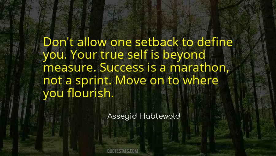 Sprint Vs Marathon Quotes #410426
