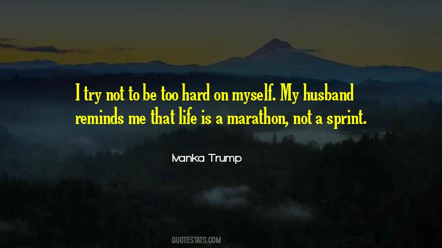 Sprint Vs Marathon Quotes #808184