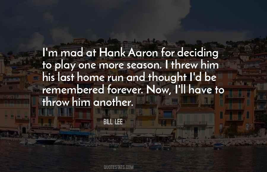 Quotes About Hank Aaron #1274940