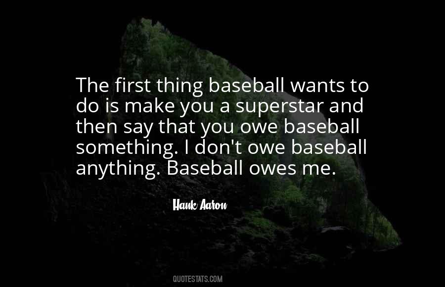 Quotes About Hank Aaron #1542630