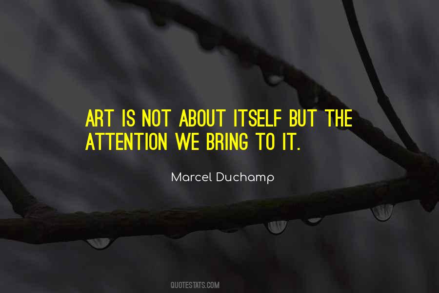 Quotes About Marcel Duchamp #374869
