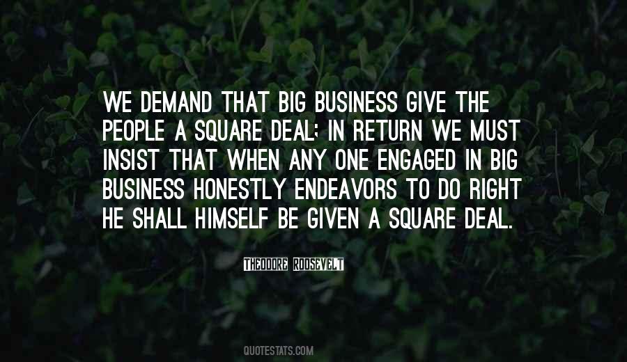 Square Deal Quotes #1024181