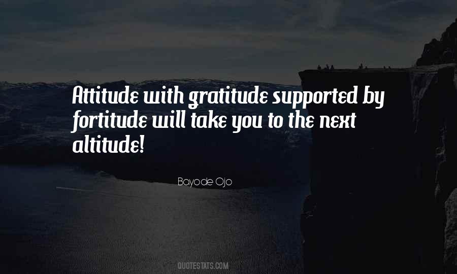 Quotes About Attitude And Altitude #1159478