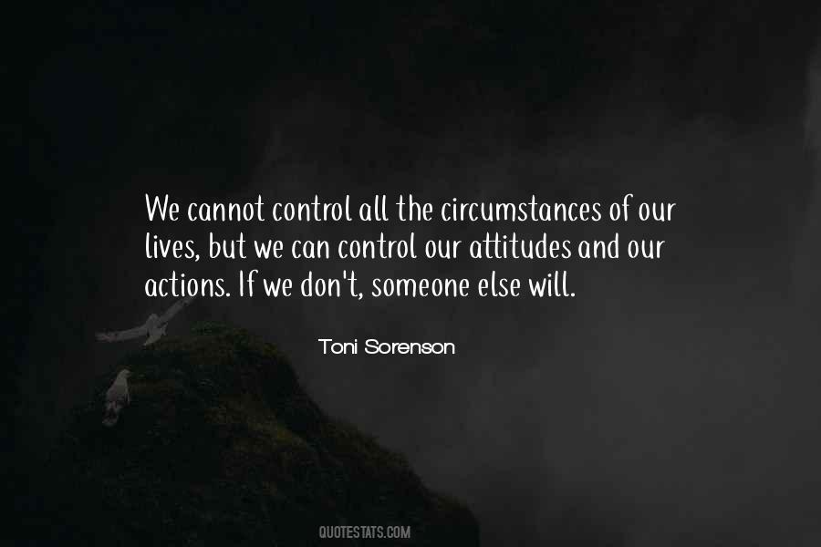 Quotes About Attitude And Circumstances #1847057