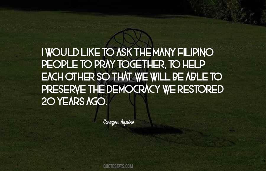 Quotes About Corazon Aquino #1064455