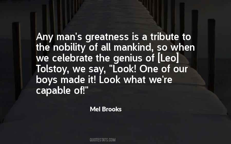 Quotes About Mel Brooks #1023163