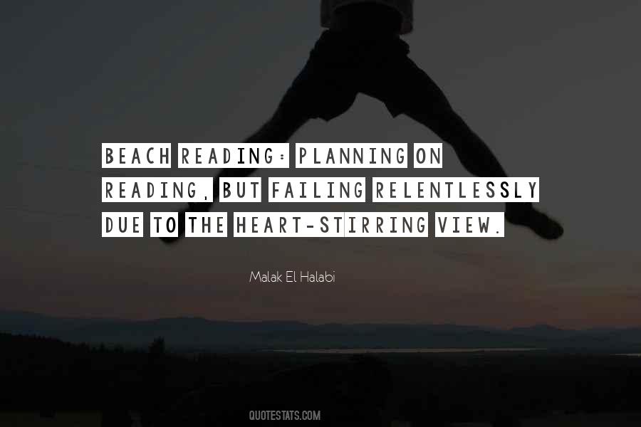 Quotes About Beach Reading #1199597