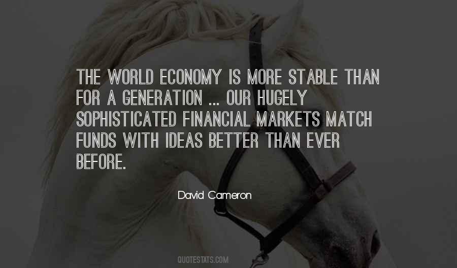 Stable Economy Quotes #1052969