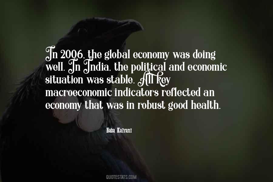 Stable Economy Quotes #1316415