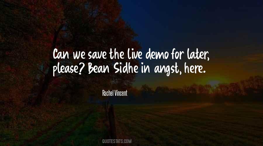 Quotes About Bean #1082650