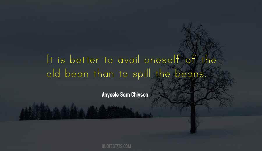 Quotes About Bean #1134585