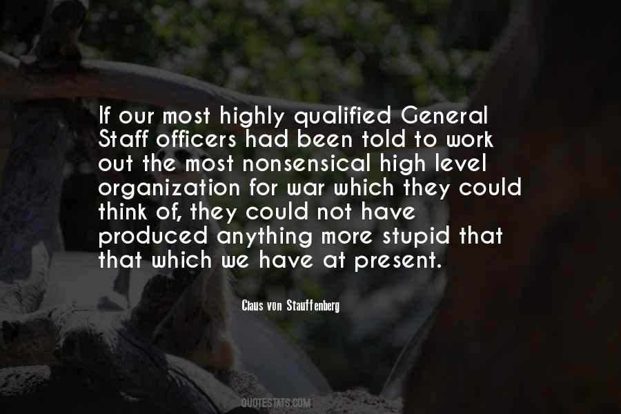 Staff Officers Quotes #1363172