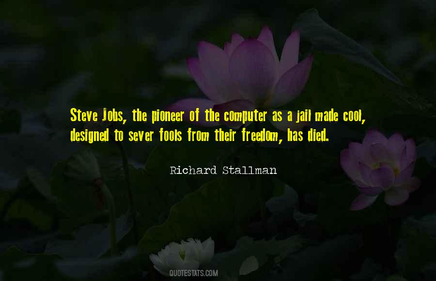 Stallman Quotes #740752