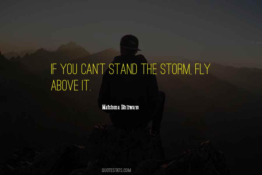 Stand Above Quotes #474905