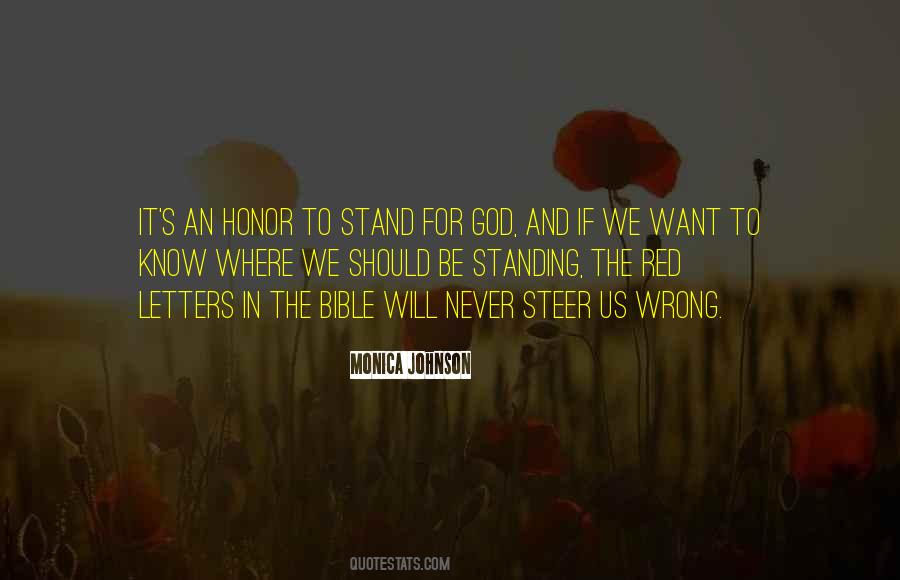 Stand For God Quotes #983577
