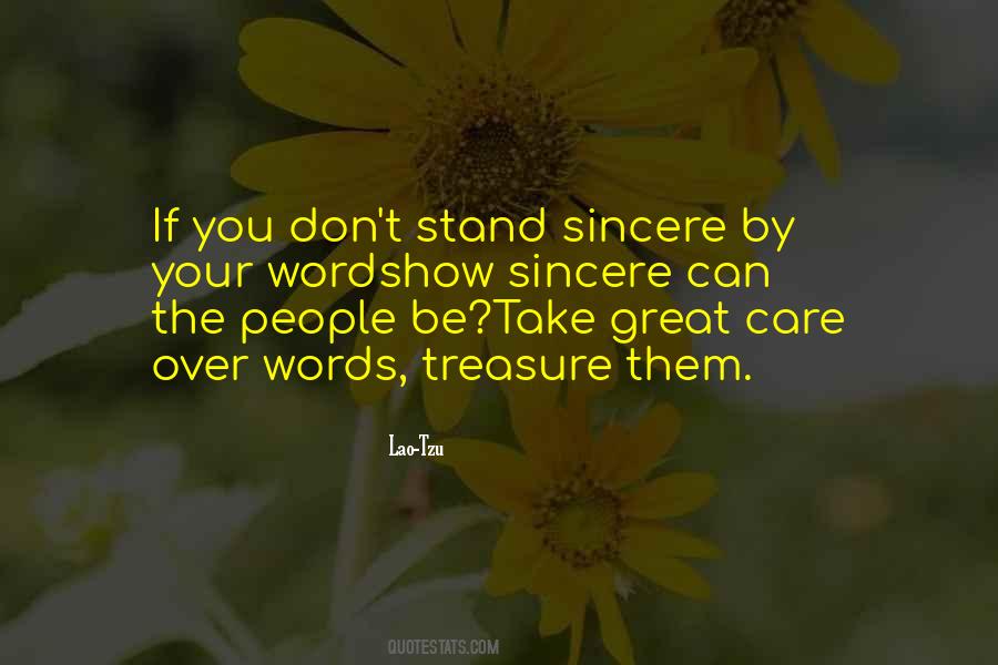Stand For Your Words Quotes #563418