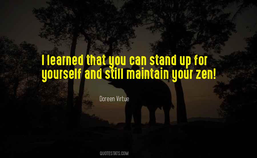 Stand For Yourself Quotes #879661