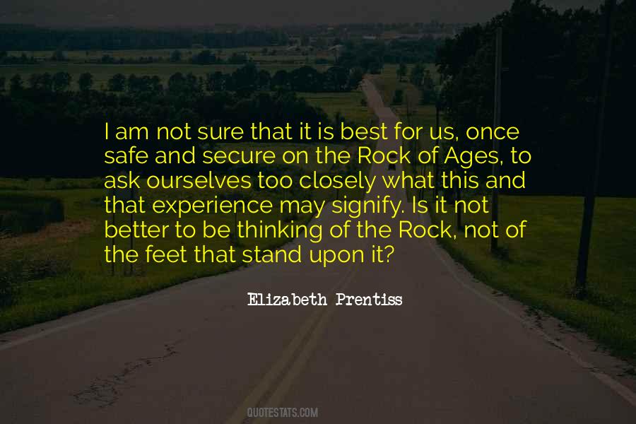 Stand On Feet Quotes #123102