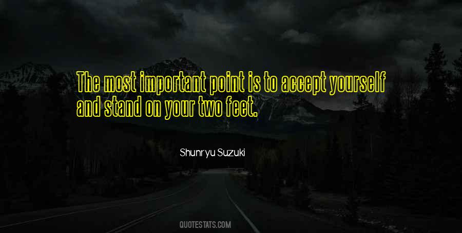 Stand On Feet Quotes #597430