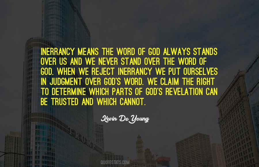 Stand On God's Word Quotes #1822693