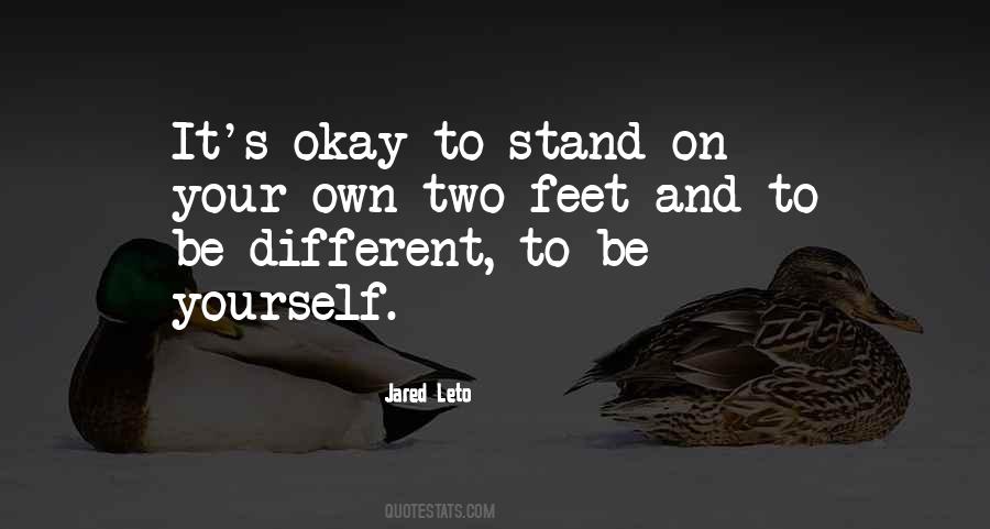 Stand On My Feet Quotes #803527