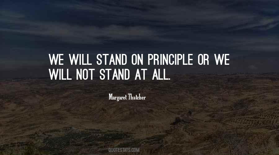 Stand On Principle Quotes #1305185