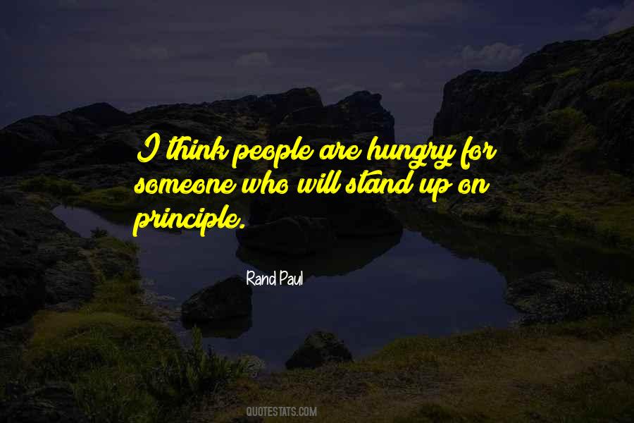 Stand On Principle Quotes #974092