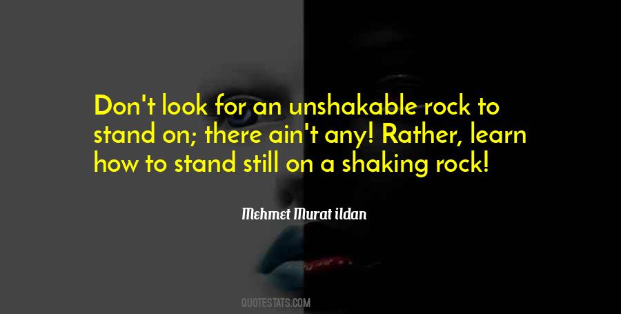 Stand On The Rock Quotes #1082106