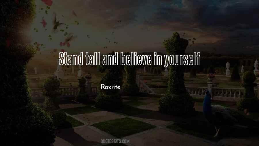 Stand Tall Quotes #1057967