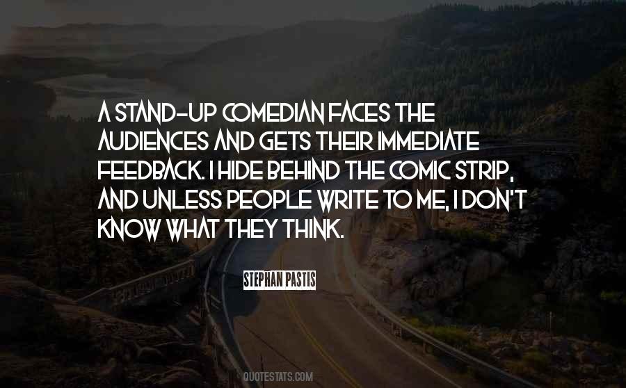 Stand Up Comedian Quotes #1141182