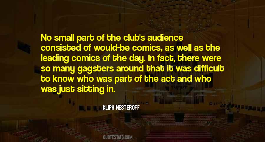 Stand Up Comedian Quotes #234407