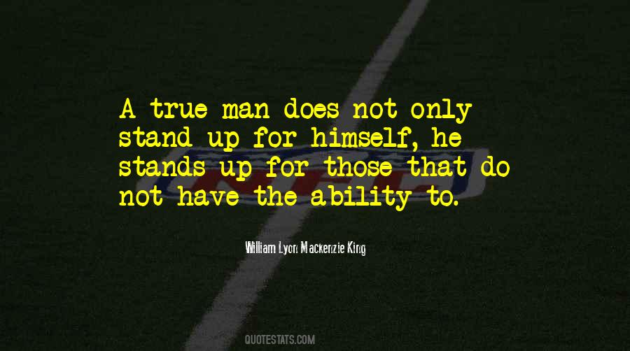 Stand Up Man Quotes #126101