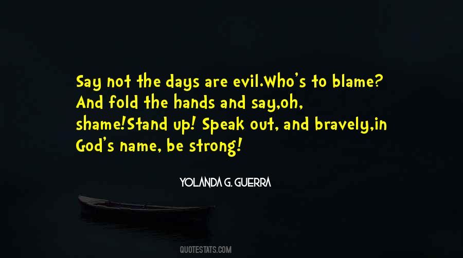 Stand Up Strong Quotes #735123