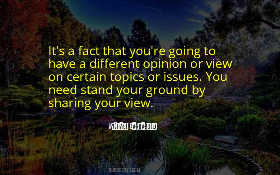 Stand Your Ground Quotes #1674045