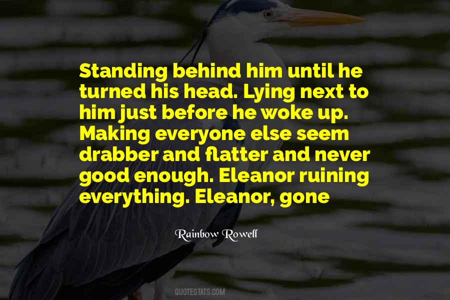 Standing Behind Me Quotes #1023609