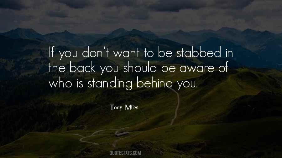 Standing Behind Me Quotes #812872