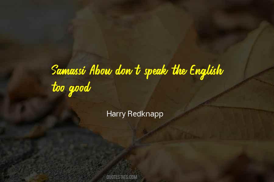 Quotes About Harry Redknapp #973768