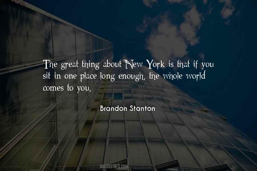 Stanton Quotes #316189