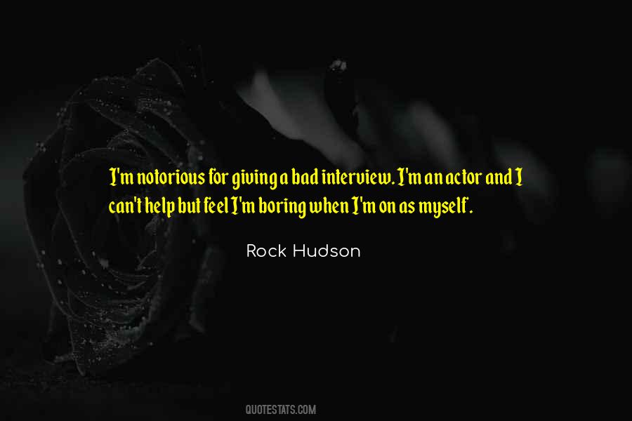 Quotes About Rock Hudson #355905