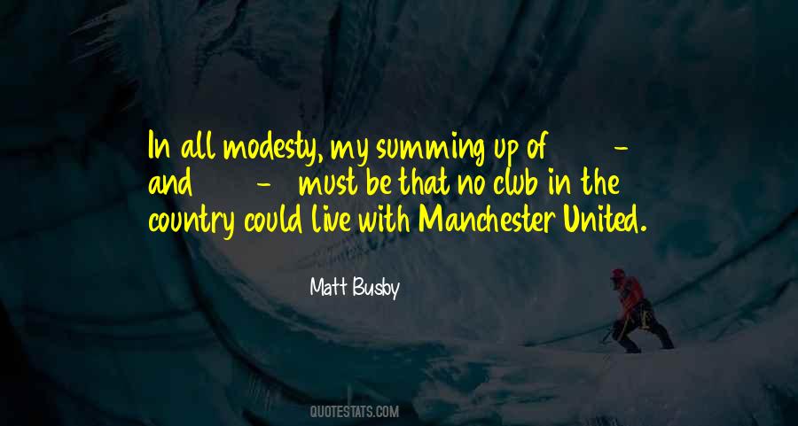 Quotes About Matt Busby #139259