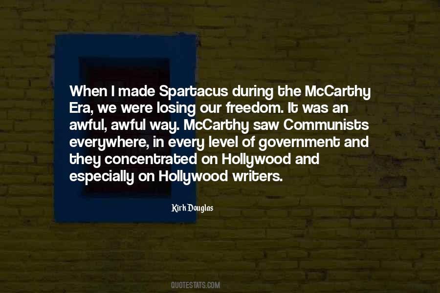 Quotes About Spartacus #171642