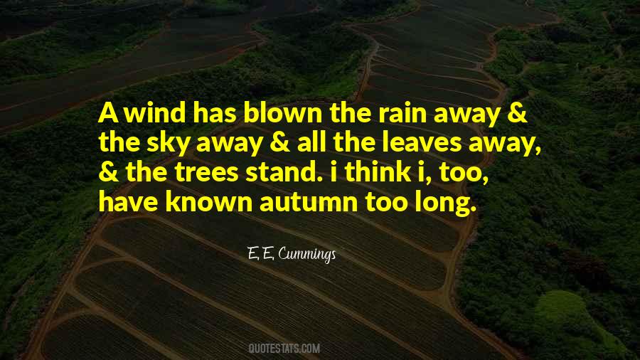 Quotes About Autumn Rain #278851