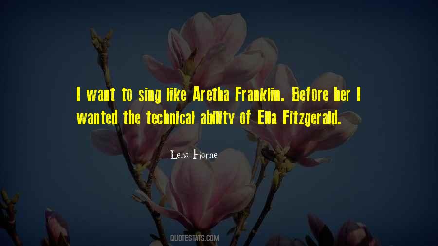 Quotes About Ella Fitzgerald #1243692