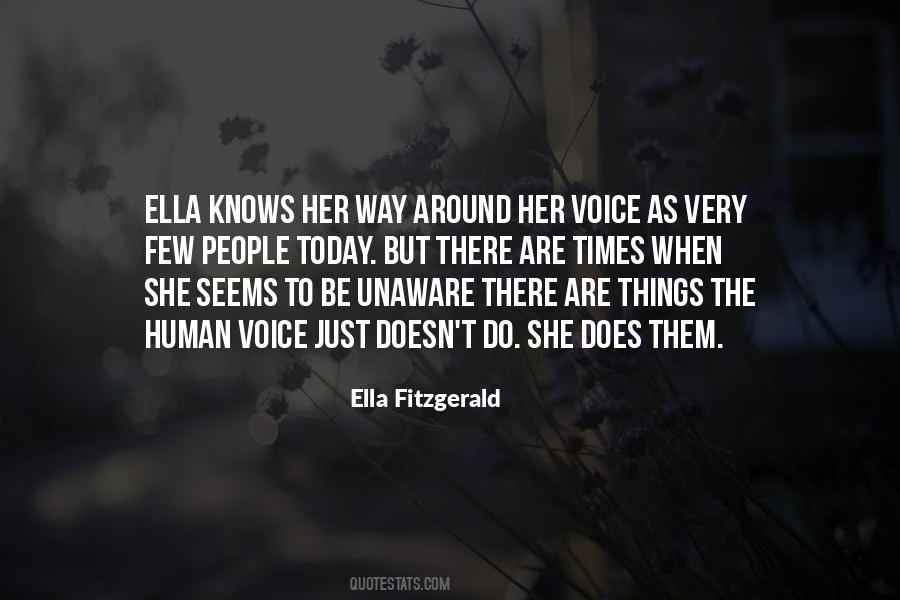 Quotes About Ella Fitzgerald #526649