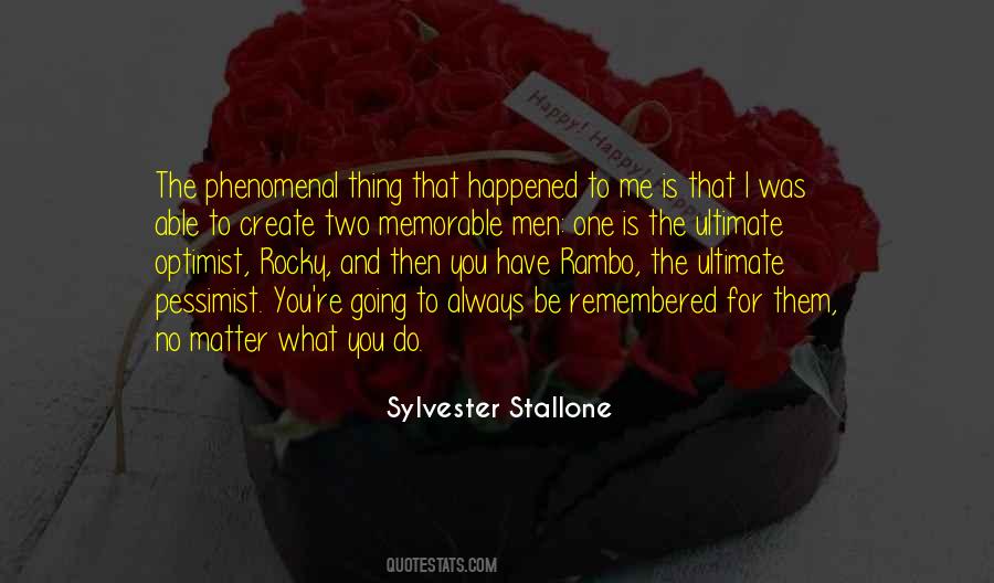Quotes About Sylvester Stallone #16313